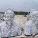 长沙 白麻花岗岩石材人物立体雕刻