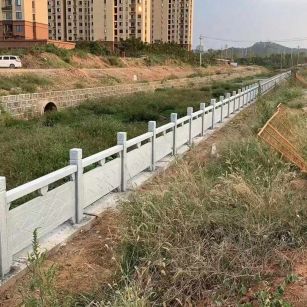 长沙 白麻河道栏杆效果展示图