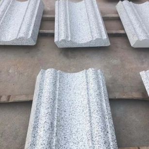 长沙 白麻花岗岩光面别墅线条