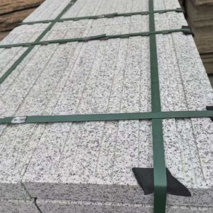 长沙 白麻花岗岩直行盲道石，盲条，地铺石