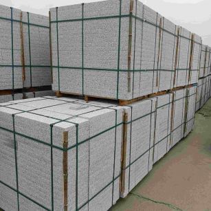 长沙 白麻花岗岩石材荔枝面地铺石（300*600*50）