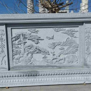 长沙 芝麻白大型照壁，屏风，影壁