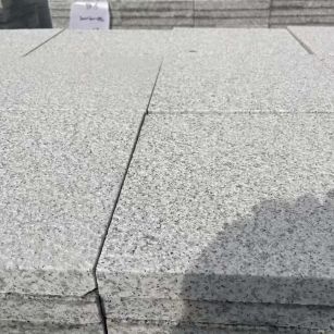 长沙 白麻花岗岩石材推荐 荔枝面地铺石