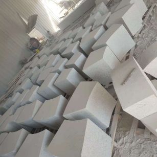 长沙 白麻花岗岩异形坐凳