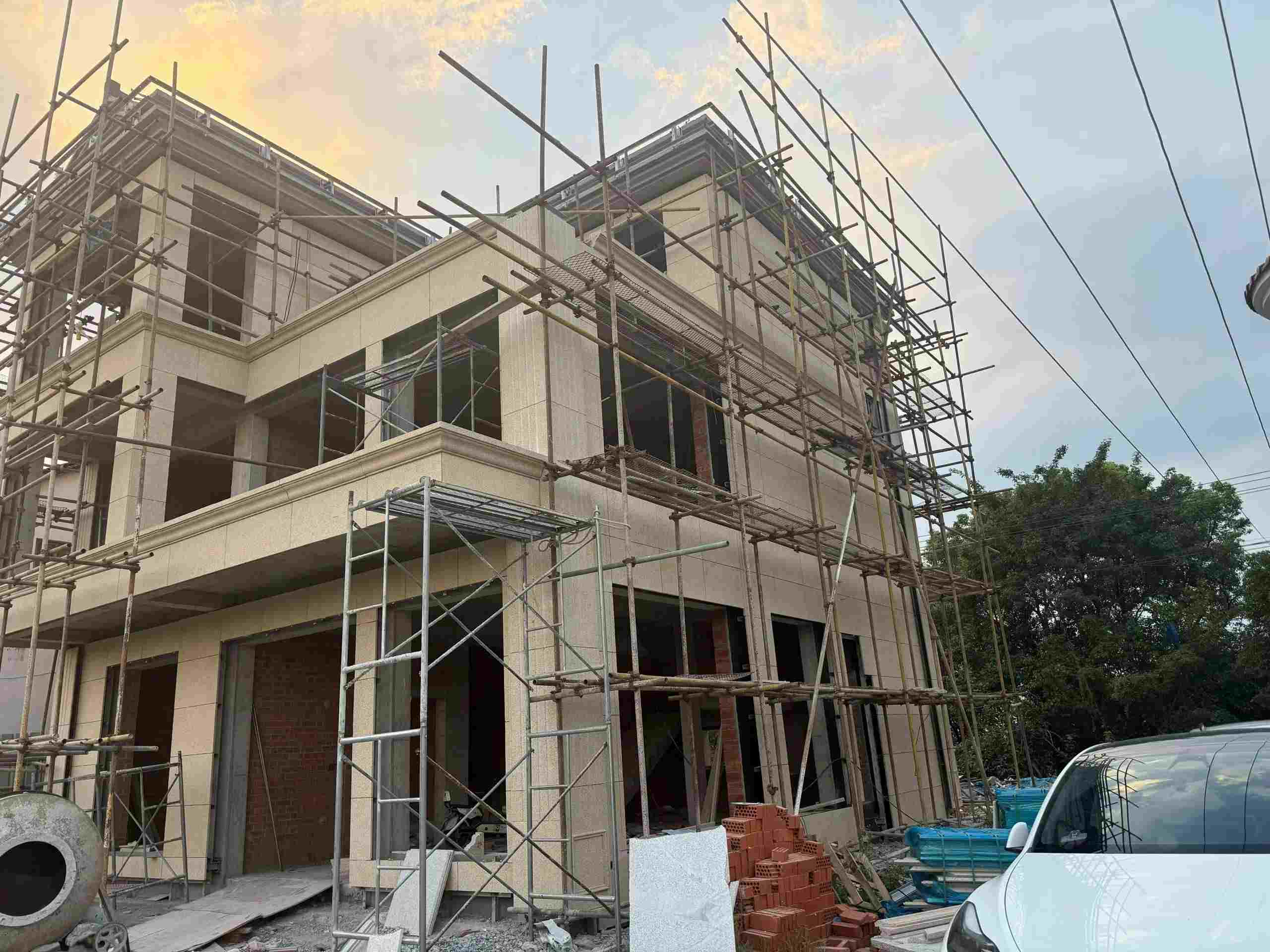 长沙 黄金麻荔枝面花岗岩外墙干挂