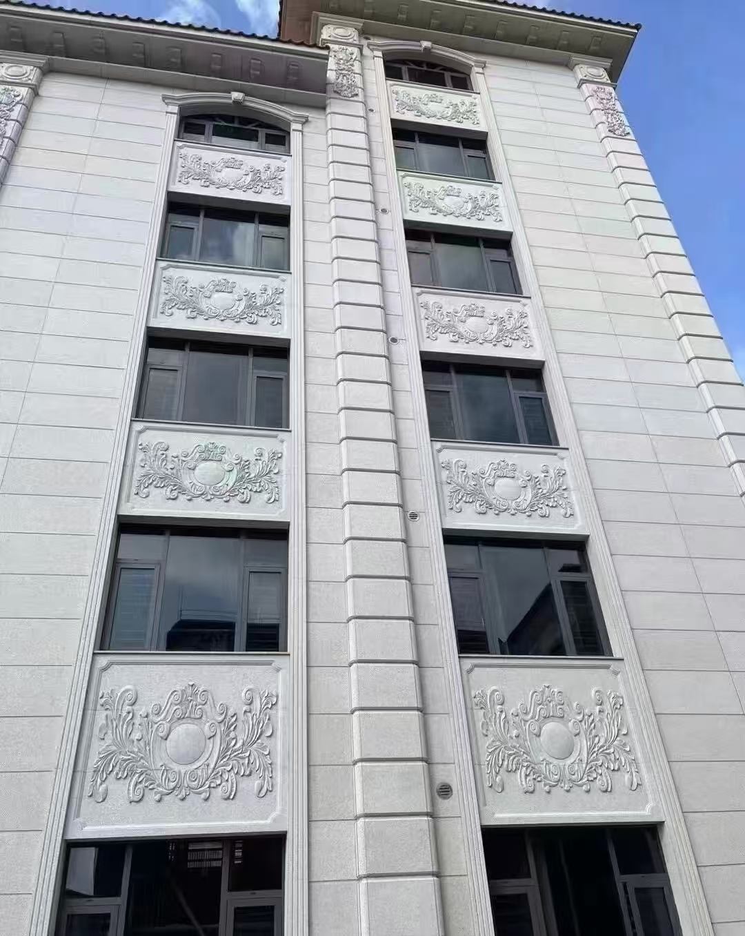 长沙 白麻荔枝面花岗岩别墅外墙干挂