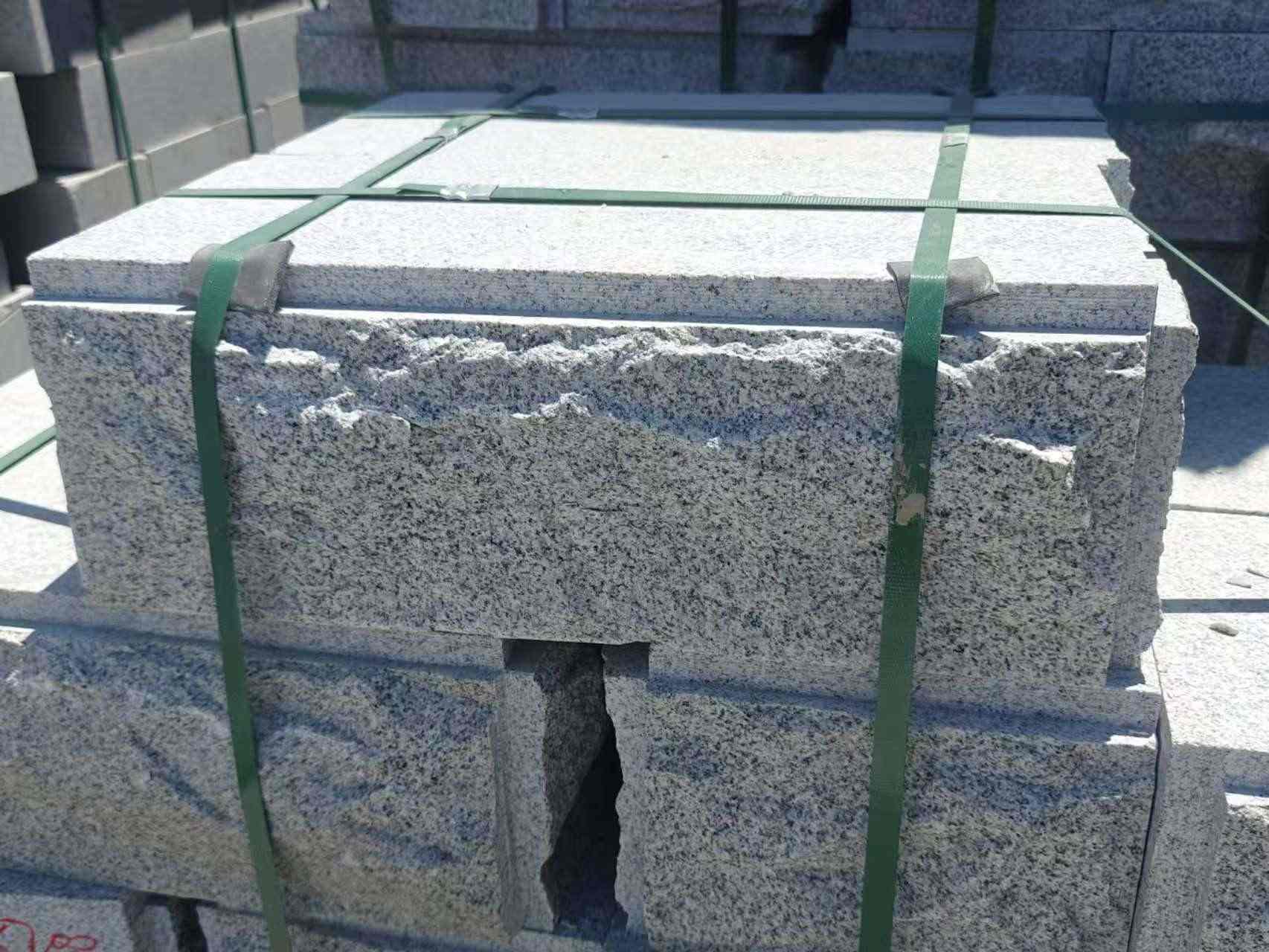 长沙 芝麻白花岗岩自然面成品