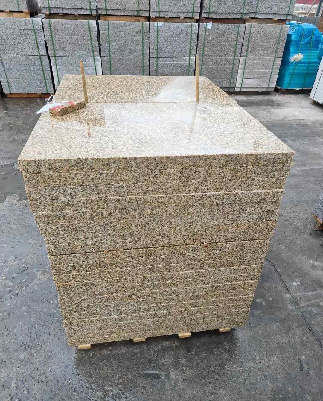 长沙 湖北黄金麻花岗岩石材荔枝面外墙石材