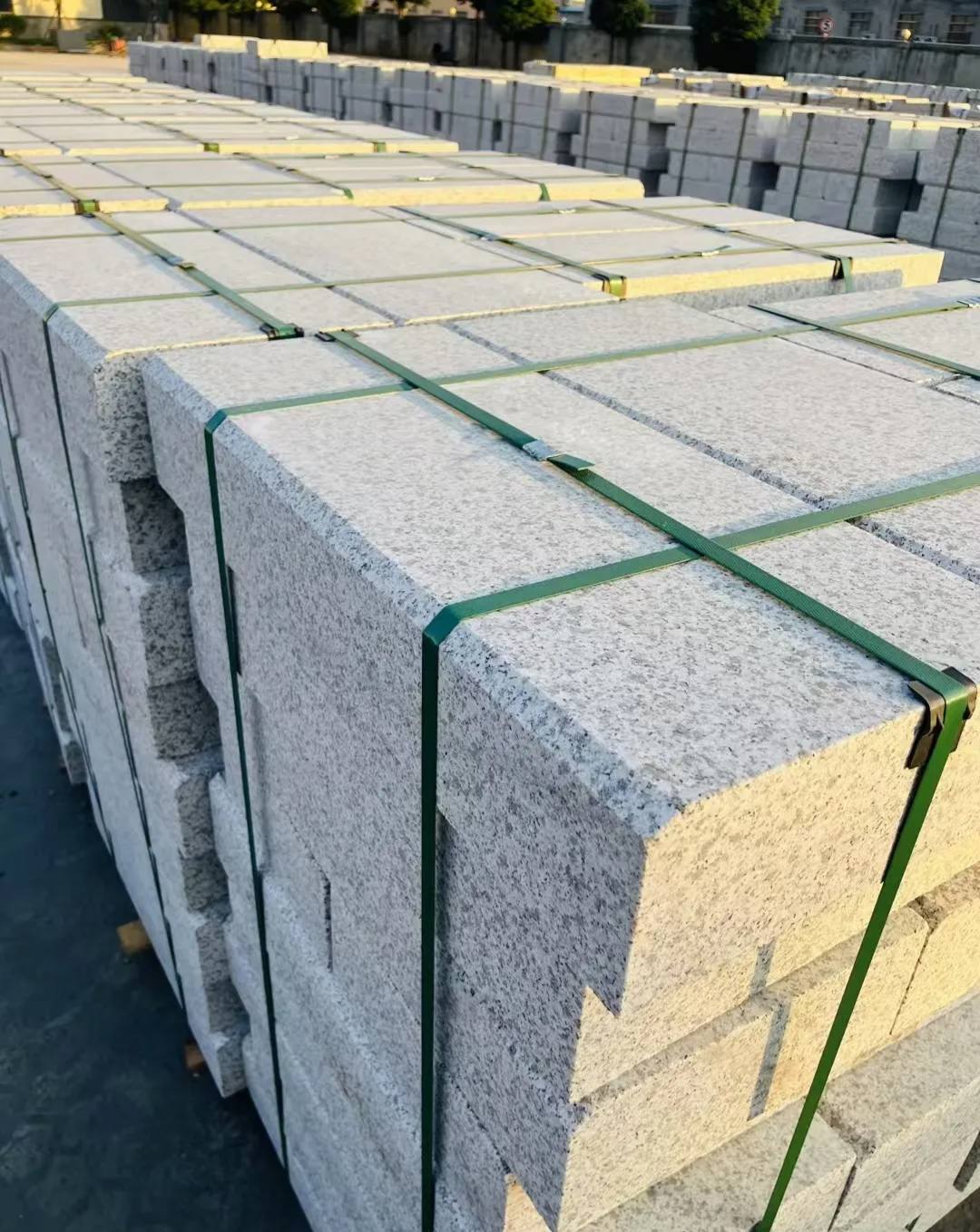 长沙 白麻花岗岩路沿石，马路牙子，路缘石，平石，立缘石等