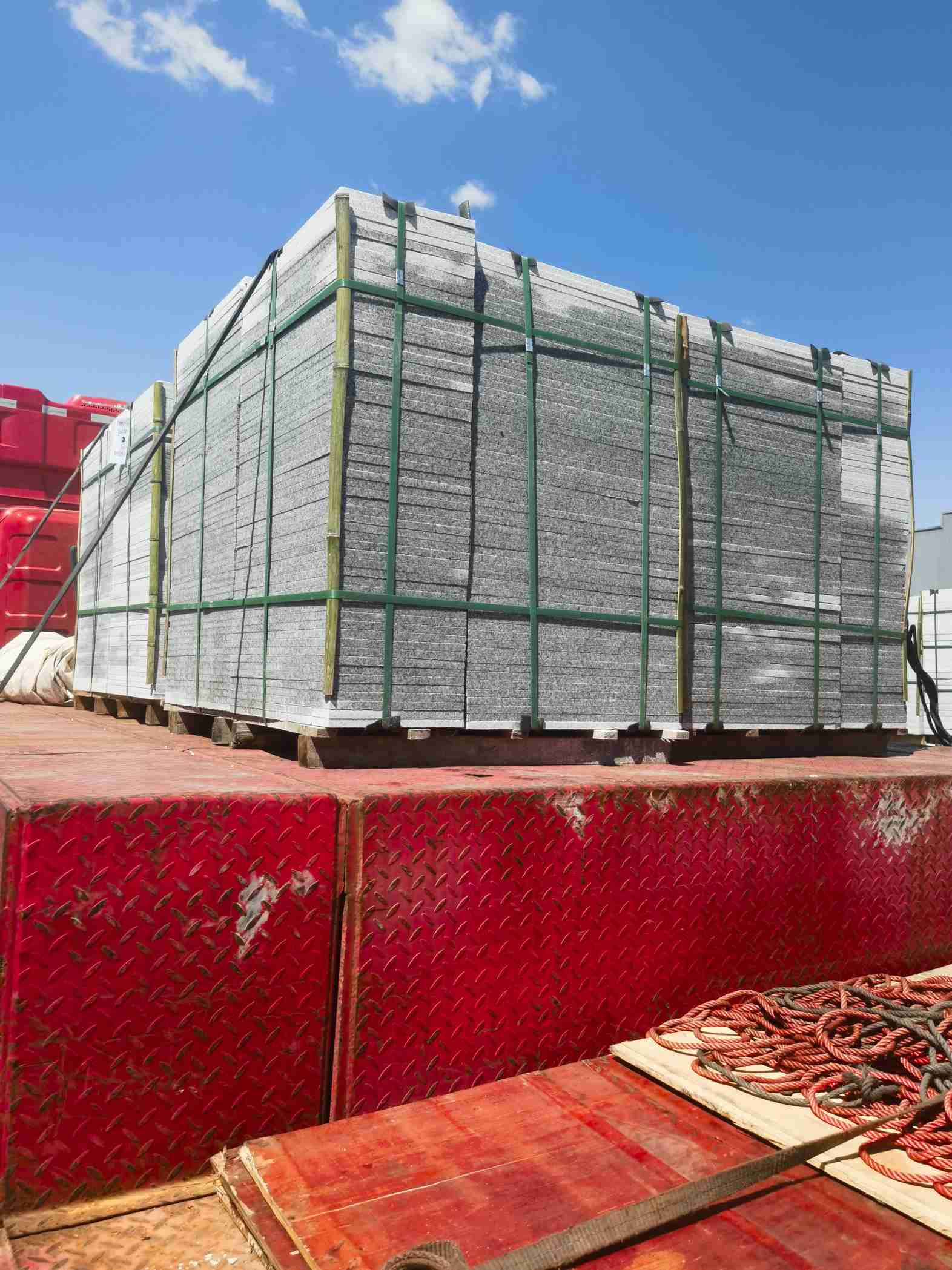 长沙 芝麻白火烧规格板地铺石300*600/600*600