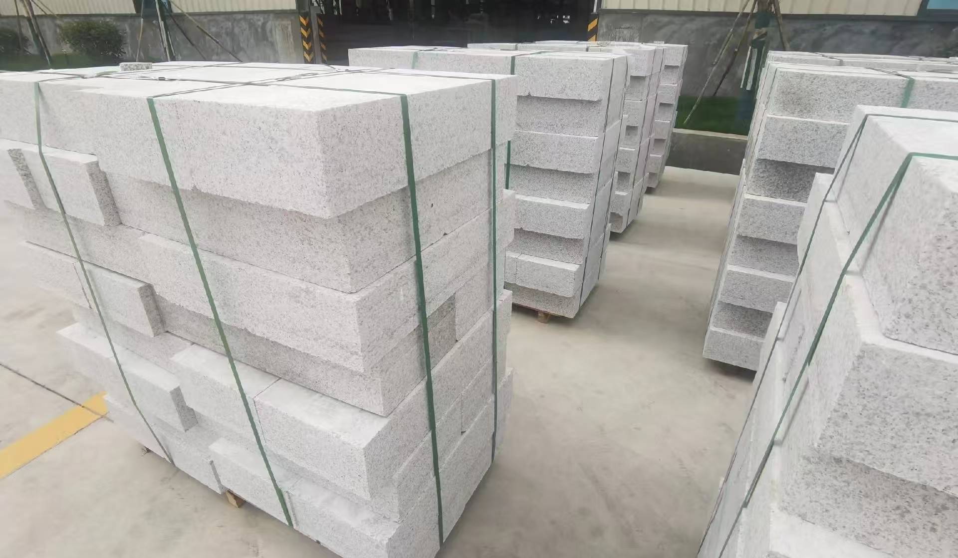 长沙 白麻花岗岩路沿石，立缘石，平缘石，路牙石，道牙石，马路牙子等